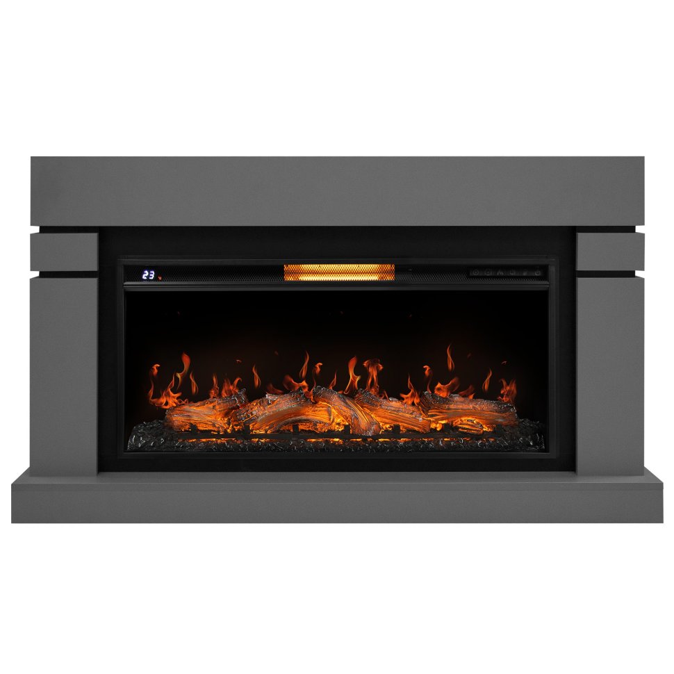 Каминокомплект Firelight Lindos 42/40/36 + очаг Electrolux EFP/P-4220LS светло-серый р/в — фото 1