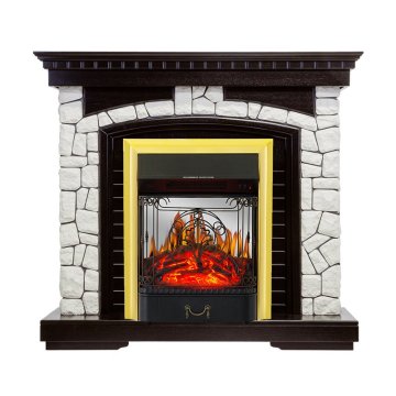 Каминокомплект Royal Flame Glasgow с очагом Majestic FX M Brass