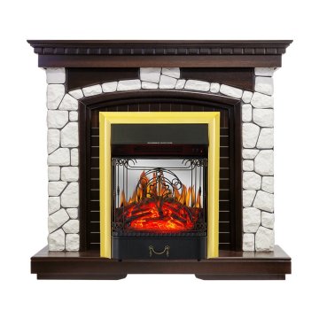Каминокомплект Royal Flame Glasgow с очагом Majestic FX M Brass
