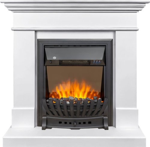 Каминокомплект Royal Flame California STD CRM (Разборный) с очагом Aspen Black санд сноу — фото 1