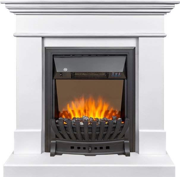 Каминокомплект Royal Flame California STD CRM (Разборный) с очагом Aspen Black санд сноу — фото 1