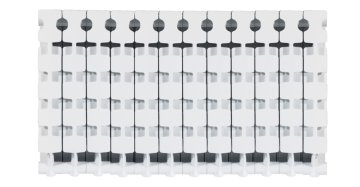 Алюминиевый радиатор отопления Fondital 350/100 Calidor Super B4 (12 секций)