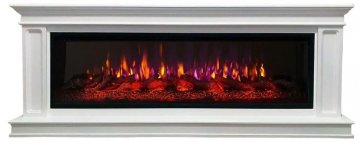 Каминокомплект Interflame Стаффорд с очагом FreeSpace 60 LED FX QZ белый
