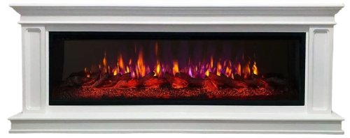 Каминокомплект Interflame Стаффорд с очагом FreeSpace 60 LED FX QZ белый — фото 1