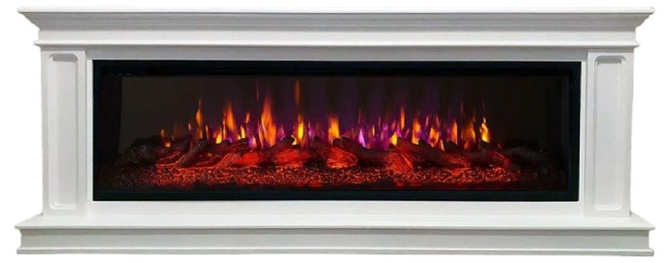 Каминокомплект Interflame Стаффорд с очагом FreeSpace 60 LED FX QZ белый — фото 1