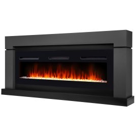 Каминокомплект Firelight Lindos Long с очагом Electrolux Infinity EFP/P-1600ULS графит