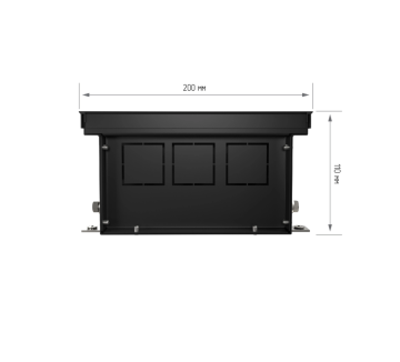 Внутрипольный конвектор Royal Thermo Atrium 110/200/2000-DG-U-NA