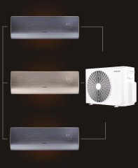 Мульти сплит-система на 3 комнаты 35+35+25 м2 ADI/in-12HN8/BLACK+ADI/in-12HN8/GOLD+ADI/in-09HN8/BLACK/ADMI/out-36H4N8 D Series