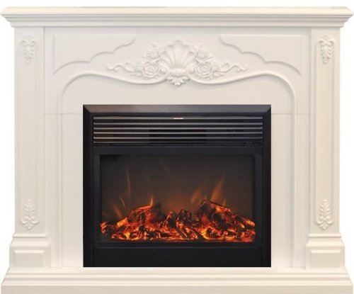 Каминокомплект RealFlame Victoria 26 WT с очагом MoonBlaze LUX Black