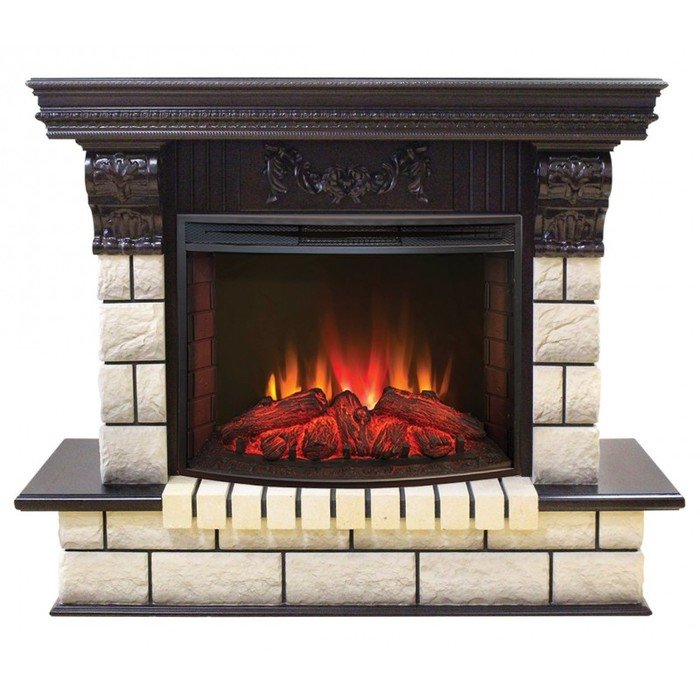 Каминокомплект RealFlame Gracia 25'5/24 AO с очагом Evrika 25,5 LED Каминокомплект RealFlame Gracia 25'5/24 AO с очагом Evrika 25,5 LED