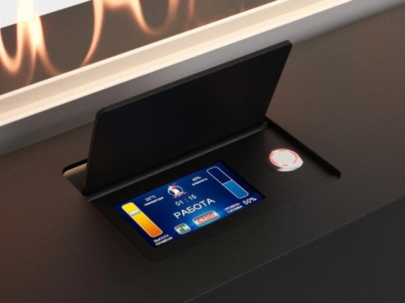 Изображение товара Автоматический биокамин Lux Fire Genius-I 1800 с управлением со смартфона