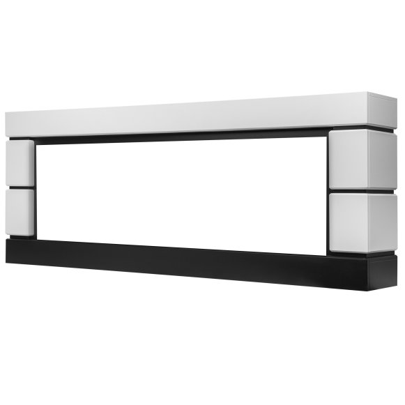 Изображение товара Электрокаминный портал Firelight Moderno Long белый для стильных интерьеров