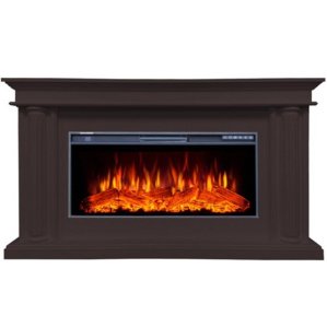 Изображение товара Каминокомплект Interflame Элеганс с очагом FreeSpace 40 LED FX QZ темный дуб