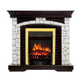 Каминокомплект Royal Flame Glasgow с очагом Fobos FX Brass