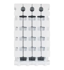 Алюминиевый радиатор отопления Fondital 500/100 Calidor Super B4 (4 секции)