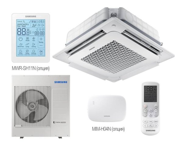 Кассетная сплит-система Samsung AC100NN4DKH/EU/AC100BXADEH/AF