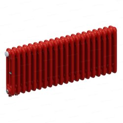 Стальной трубчатый радиатор Rifar Tubog 3037/30 нижнее подключение DV1 россо