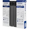 Биметаллический радиатор отопления Stout Titan Ventil 500 6 секций графит RAL 7024