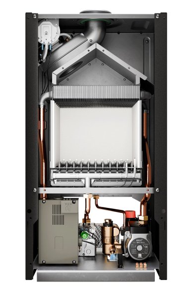 Настенный газовый котел E8 tempo GMC24W (черная стеклянная панель)