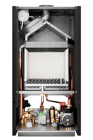 Настенный газовый котел E8 tempo GMC24W (черная стеклянная панель)