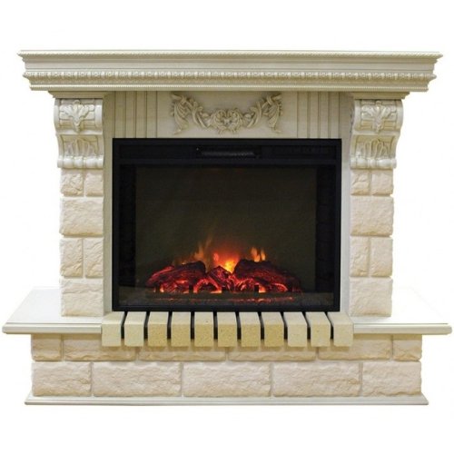 Каминокомплект RealFlame Gracia  25'5/24  WT с очагом Sparta 25,5 LED