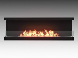 Встроенный биокамин Lux Fire Фронтальный 1450 S