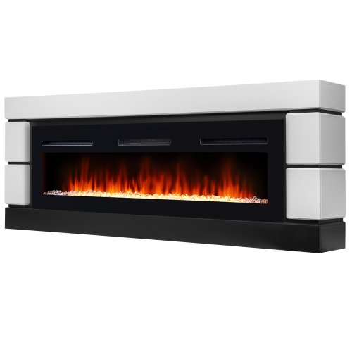 Каминокомплект Firelight Moderno Long с очагом Electrolux Infinity EFP/P-1600ULS белый — фото 2