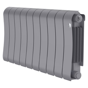 Биметаллический радиатор отопления Royal Thermo Infinity 300 10 секций Silver Satin