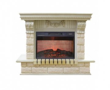 Каминокомплект RealFlame Gracia 25'5/24 WT с очагом Irvine 24