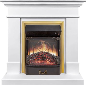 Каминокомплект Royal Flame California STD CRM (Разборный) с очагом Majestic FX M Brass санд сноу