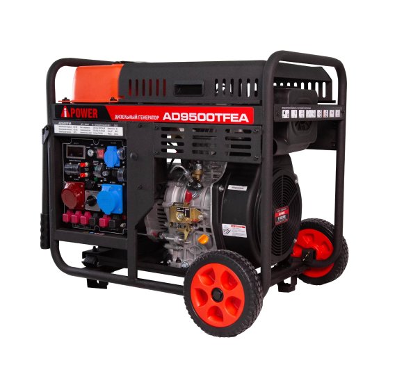 Изображение товара Дизельный генератор A-iPower AD9500TFEA 9 кВт электростартер с системой защиты
