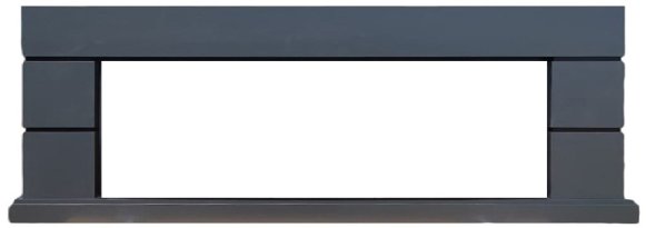 Портал Interflame Норд под очаг FreeSpace 60 LED FX QZ графит