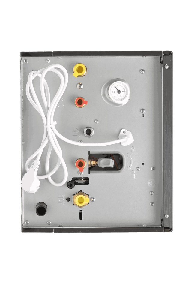 Настенный газовый котел E8 tempo GMA24W (черная металлическая панель)