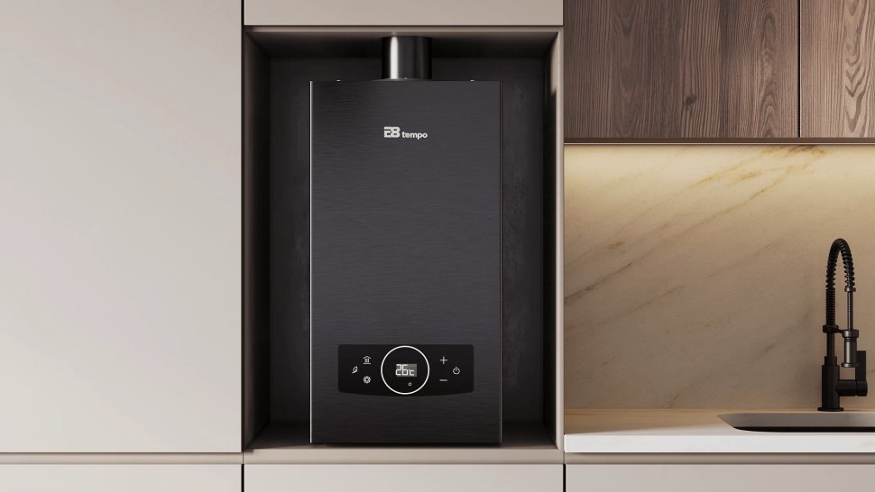 Настенный газовый котел E8 tempo GMA24W (черная металлическая панель)