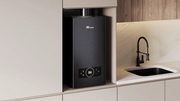 Настенный газовый котел E8 tempo GMA24W (черная металлическая панель)