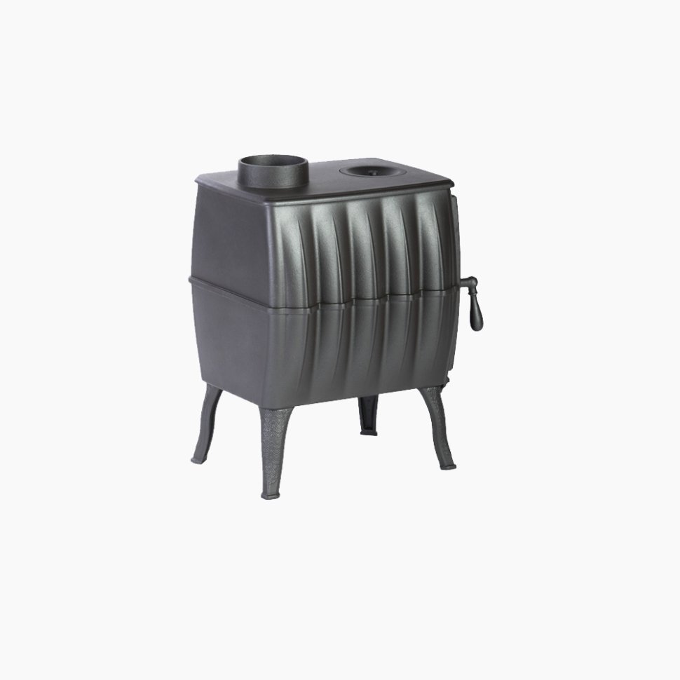 Печь-камин отопительно-варочная PROMetall Бахтинка серый — фото 5
