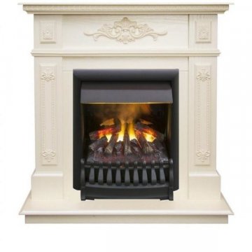 Каминокомплект RealFlame Lilian STD/EUG WT с очагом 3D Oregan