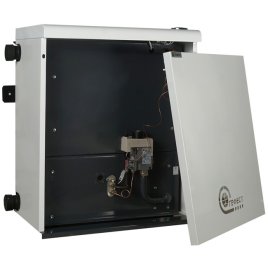 Парапетный газовый котел Гефест КС ГВ-12.5С с трубой