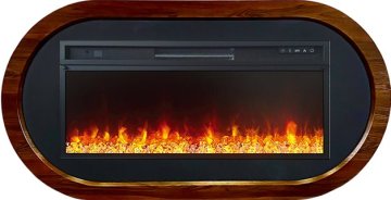 Каминокомплект Royal Flame Ellipse с очагом Vision 42 LED орех ноче