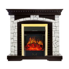 Каминокомплект Royal Flame Glasgow с очагом Majestic FX Brass