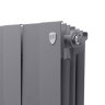 Биметаллический радиатор отопления Royal Thermo PianoForte 300 серебристый VR80 14 секц.