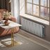 Биметаллический радиатор отопления Royal Thermo PianoForte 300 серебристый VR80 14 секц.
