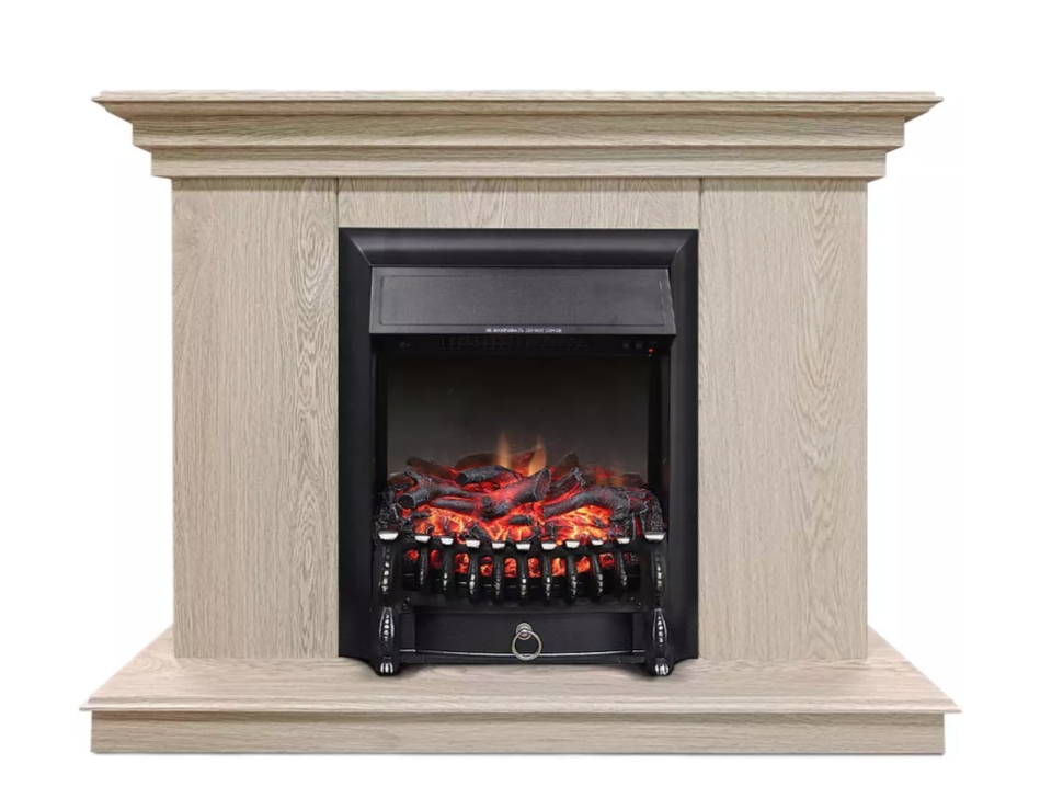 Каминокомплект Хорошие Камины Марс с очагом Royal Flame Fobos FX Black сосна — фото 1