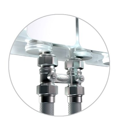 Изображение товара Алюминиевый радиатор отопления Rifar Alum Ventil 500 VL 4 секции белый