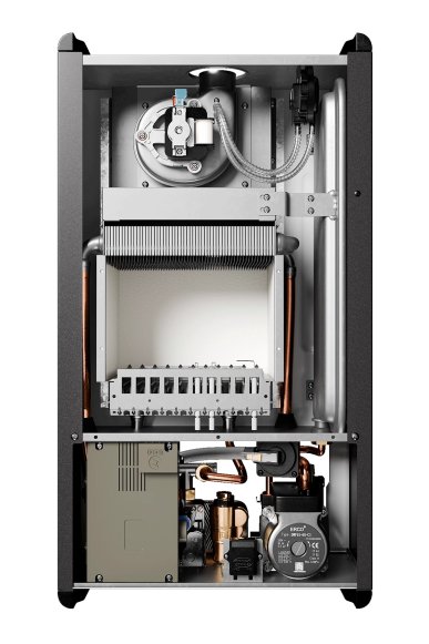 Настенный газовый котел E8 tempo GJA24W (черная стеклянная панель)