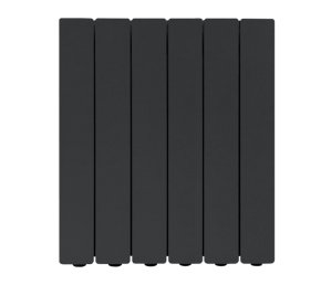 Изображение товара Алюминиевый радиатор отопления Fondital 500/100 Blitz Super B4 Black Coffee 6 секций