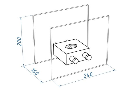Настольный биокамин Lux Fire Токио S КН-0017S-03