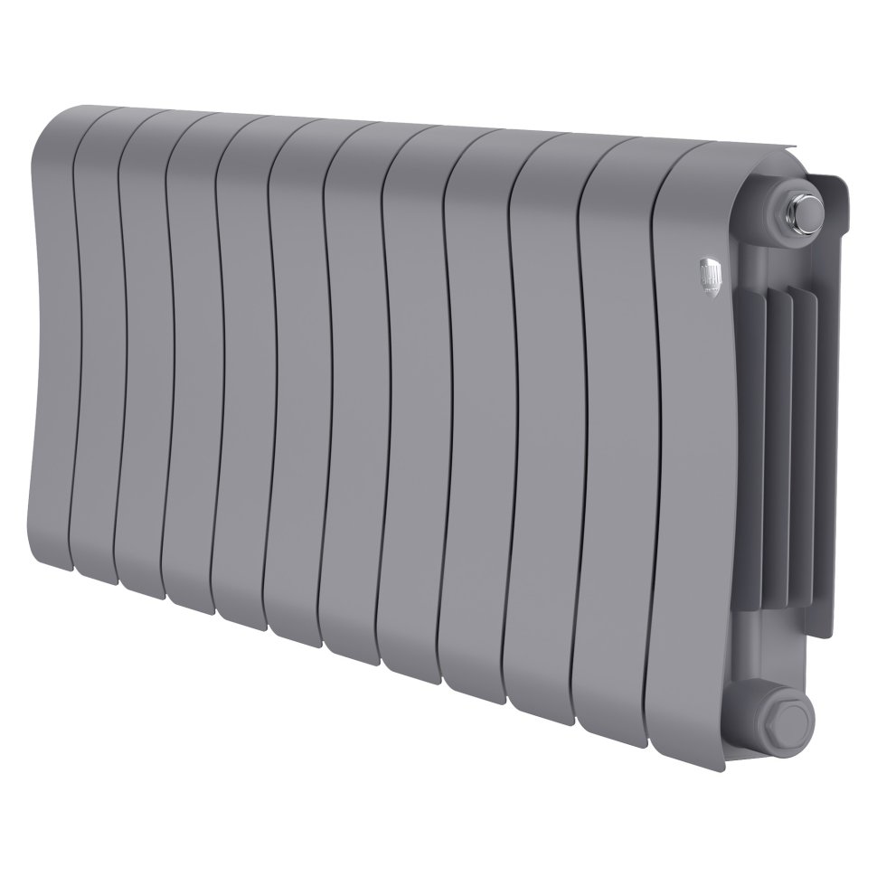 Биметаллический радиатор отопления Royal Thermo Infinity 300 12 секций Silver Satin Биметаллический радиатор отопления Royal Thermo Infinity 300 12 секций Silver Satin