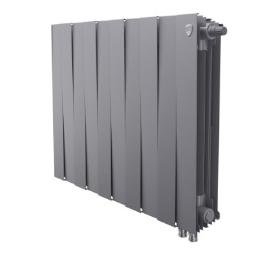 Биметаллический радиатор отопления Royal Thermo PianoForte 500 VR80 серебристый 12 секций