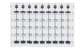 Алюминиевый радиатор отопления Fondital 500/100 Calidor Super B4 (10 секций)